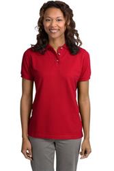 Port Authority - Ladies Pique Knit Polo. L420