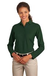 Port Authority - Ladies Long Sleeve Silk Touch Polo. L500LS