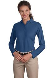 Port Authority - Ladies Long Sleeve Silk Touch Polo. L500LS