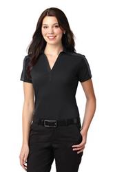 Port Authority Ladies Silk Touch PerformanceColorblock Stripe Polo. L547