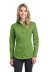 Port Authority - Ladies Stretch Poplin Shirt. L646