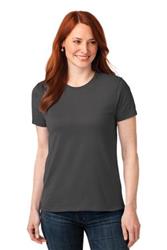 Port and Company Ladies 50-50 Cotton-Poly T-Shirt. LPC55