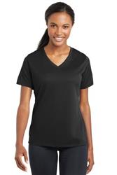 Sport-Tek Ladies PosiCharge RacerMesh V-NeckTee. LST340