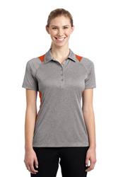 Sport-Tek Ladies Heather Colorblock Contender Polo. LST665