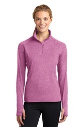 Sport-Tek Ladies Sport-Wick Stretch Half-Zip Pullover. LST850