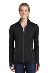 Sport-Tek - Ladies Sport-Wick Stretch Contrast Full-Zip Jacket LST853