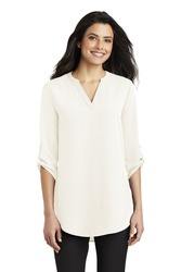 Port Authority Ladies Three-quarter -Sleeve Tunic Blouse. LW701