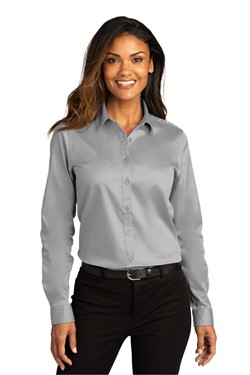 Port Authority Ladies Long Sleeve SuperPro ReactTwill Shirt. LW808