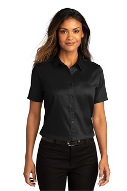 Port Authority Ladies Short Sleeve SuperPro ReactTwill Shirt. LW809