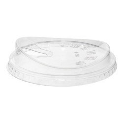 Jovials PET Sipper Lid, Clear, Fits 12 Squat/16/20/24 oz