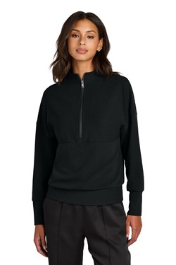 Mercer and Mettle Women's Linear Texture Quarter-Zip MM3041