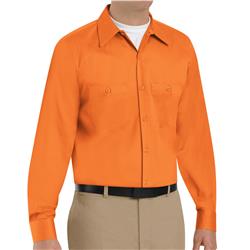 Men's Wrinkle-Resistant Cotton Work Shirt SC30OR