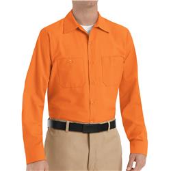 Red Kap® Men’s Long-Sleeve Work Shirt  SP14OR