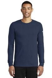 Nike Dri-FIT Cotton Poly Long Sleeve Tee. NKBQ5230