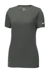 Nike Ladies Dri-FIT Cotton/Poly Scoop Neck Tee. NKBQ5234