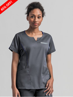 45% OFF - Women's Modern Piping Notch Neck Top - FINAL SALE - was $21.00 now $11.55