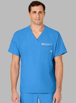 Men's V-Neck Scrub Top