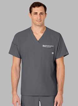 Men's V-Neck Scrub Top