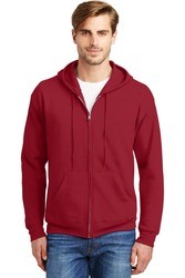 Hanes - EcoSmart Full-Zip Hooded Sweatshirt. P180