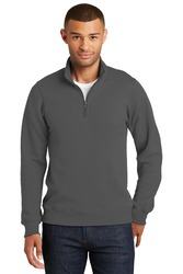 Port & Company Fan Favorite Fleece Quarter-Zip Pullover Sweatshirt. PC850Q