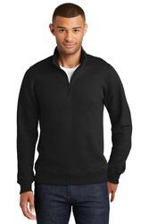 Port & Company Fan Favorite Fleece Quarter-Zip Pullover Sweatshirt. PC850Q