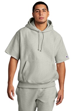 Champion   Reverse Weave   Short Sleeve Hooded Sweatshirt S101SS