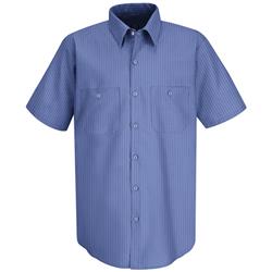 Mens Industrial Stripe Work Shirt - SB22