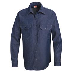 Mens Deluxe Denim Shirt  - SD78