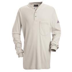 Long Sleeve Tagless Henley Shirt - EXCEL FR- SEL2