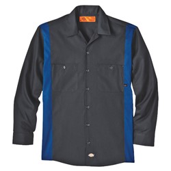 M DOW COLORBLCK LS SHRT NV SMOKE 5524DS