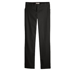 W DOW TWL FLAT FRONT PANT RLXD BK FP92BK