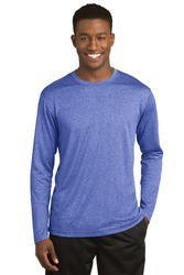 Sport-Tek Long Sleeve Heather Contender Tee. ST360LS