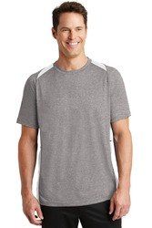 Sport-Tek  Heather Colorblock Contender  Tee. ST361
