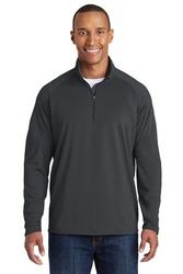 Sport-Tek Sport-Wick Stretch Half-Zip Pullover. ST850