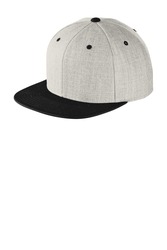 Sport-Tek  Yupoong  Flat Bill Snapback Cap. STC19