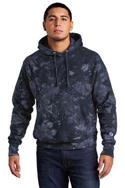 Champion  Reverse Weave  Scrunch-Dye Tie-Dye Hooded Sweatshirt. TDS101