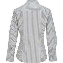 Women's Double Stripe Poplin Blouse 