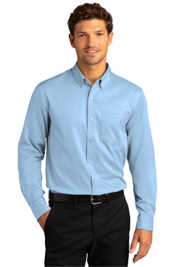 Port Authority Long Sleeve SuperPro React Twill Shirt. W808
