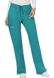 CHEROKEE Mid Rise Moderate Flare Drawstring Pant - WW120T