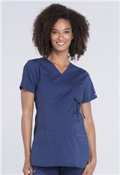 Cherokee Workwear WW Professionals Maternity Mock Wrap Top WW685