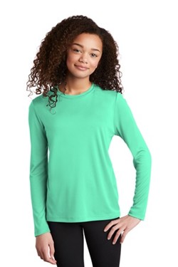 Sport-Tek  Youth Posi-UV Pro Long Sleeve Tee. YST420LS