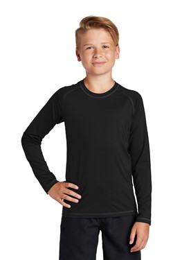 Sport-Tek Youth Long Sleeve Rashguard Tee YST470LS