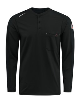 Bulwark® Men's Flex Knit Henley - STL2BK