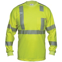 FRC Hi Vis Yellow Knit Shirt with Tape - STFRC3