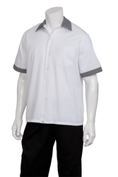 Shirt- Kitchen- B&W Clr/Cuff SCCS