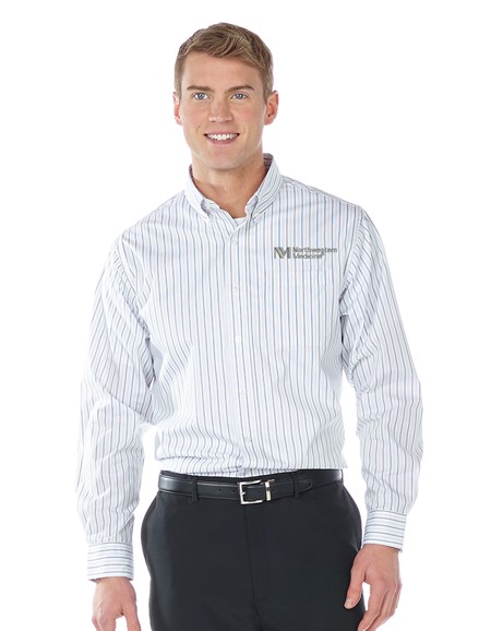 Men's Double Stripe Poplin Shirt 