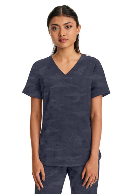 Healing Hands PL JACQUARD Joy Camo Top - 2353