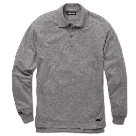 6.7 Oz Tecasafe Knit Polo Shirt L/S 262TK67
