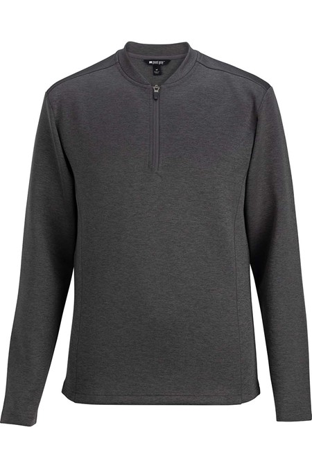 Edwards Point Grey Mens Quarter Zip 3482