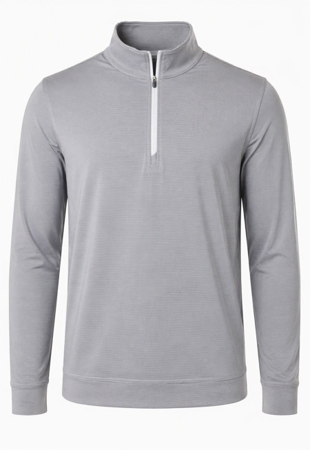 OOBE Men's Durant Striped Quarter Zip Pullover - OBV2SS